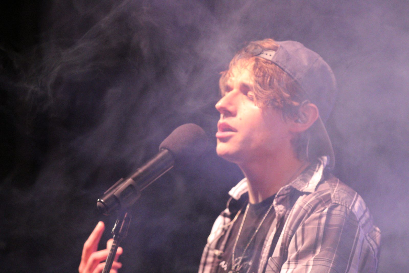 Jesse on stage